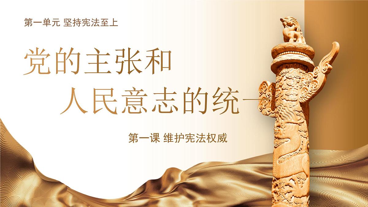 1.1党的主张和人民意志的统一  课件 2024-2025学年统编版道德与法治八年级下册第2页