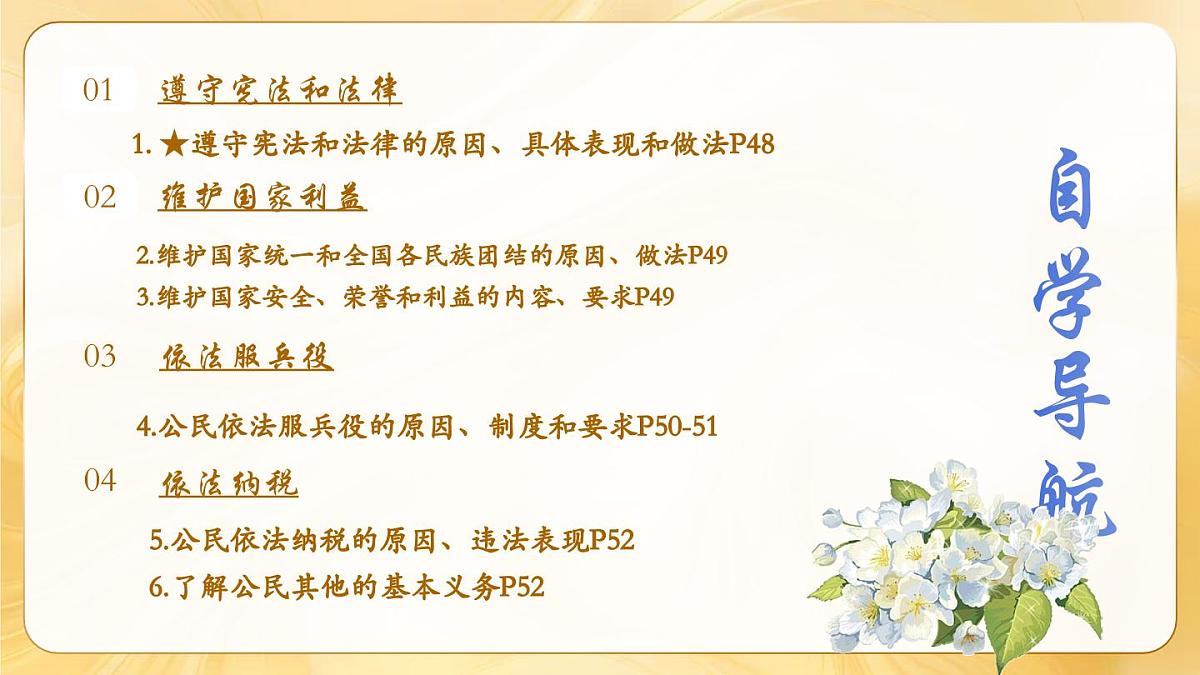 4.1公民基本义务  课 件 2024-2025学年统编版道德与法治八年级下册课件PPT第3页