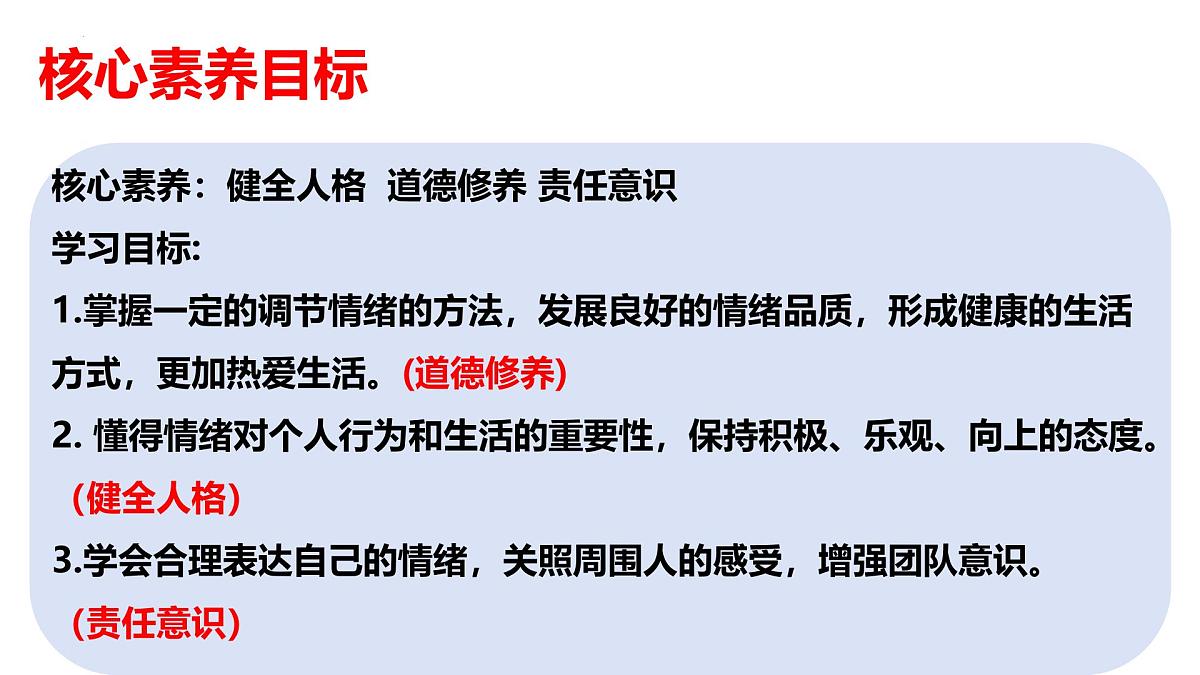 2.2 学会管理情绪 课件-2024-2025学年统编版道德与法治七年级下册第2页