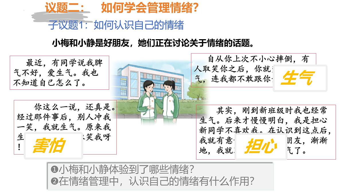 2.2 学会管理情绪 课件-2024-2025学年统编版道德与法治七年级下册第8页