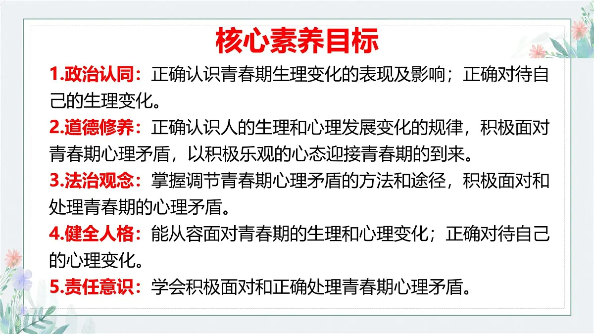 1.1 青春的邀约 课件 -2024-2025学年统编版道德与法治七年级下册第3页