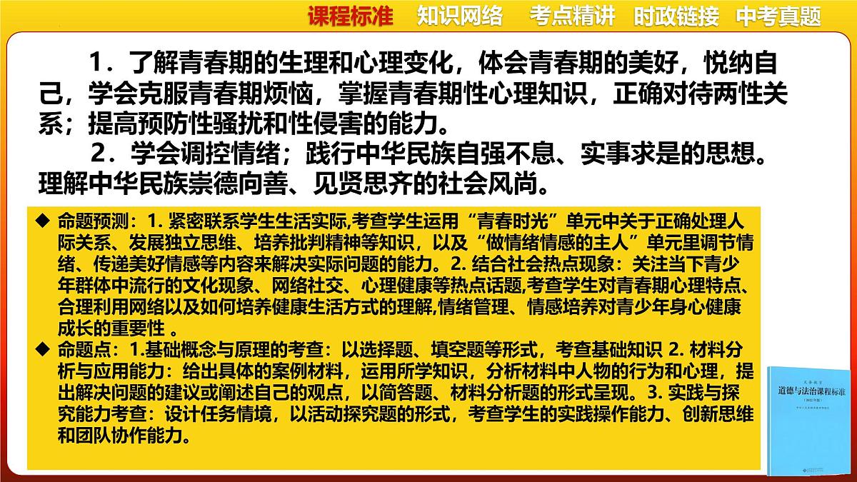 专题18 青春和情绪(复习课件)_2025年中考道德与法治一轮复习专题第6页