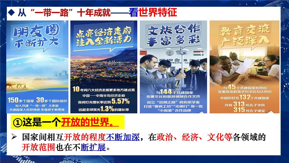 部编人教版初中道德与法治9年级下册1.1 开放互动的世界  课件第4页