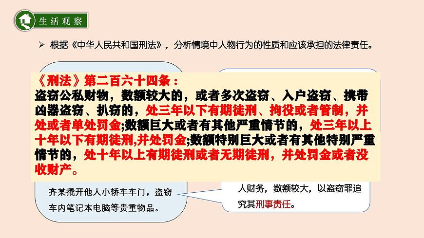 11.2 犯罪与刑罚 课件-2024-2025学年统编版道德与法治七年级下册第7页