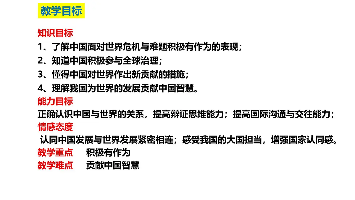 统编版道德与法治九年级下册3.1中国担当课件第2页