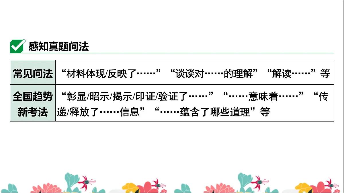 2025年中考道德与法治专题复习：非选择题答题指导与答题模板 课件第5页