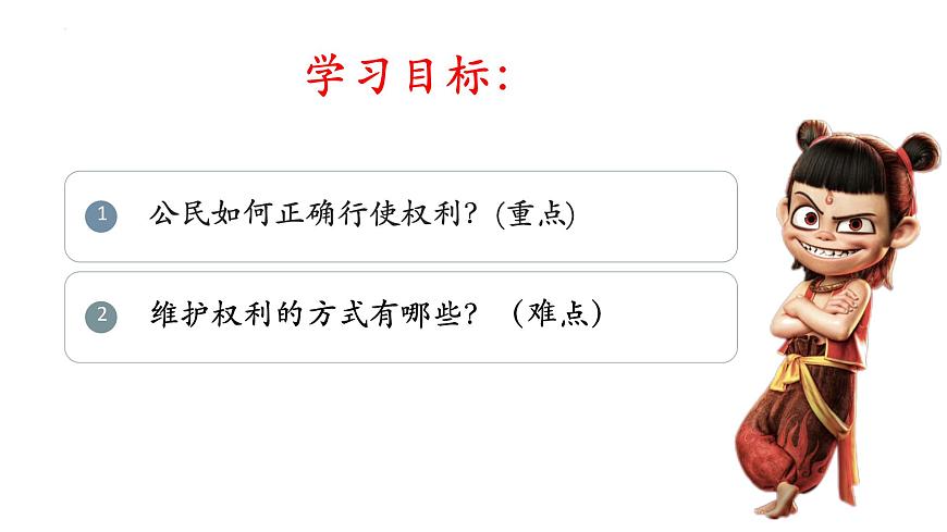 初中 政治 (道德与法治) 人教版（2024） 八年级下册3.2依法行使权利 课件第4页
