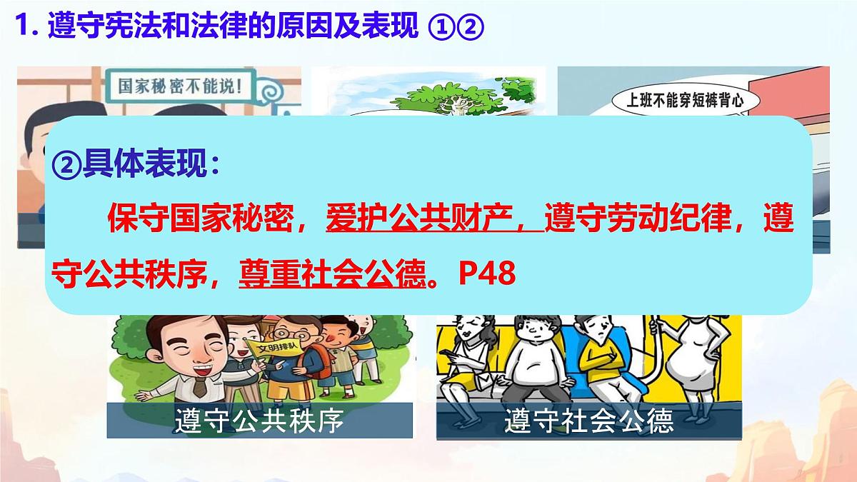 初中  政治 (道德与法治)  人教版（2024）  八年级下册4.1公民基本义务  课件第8页
