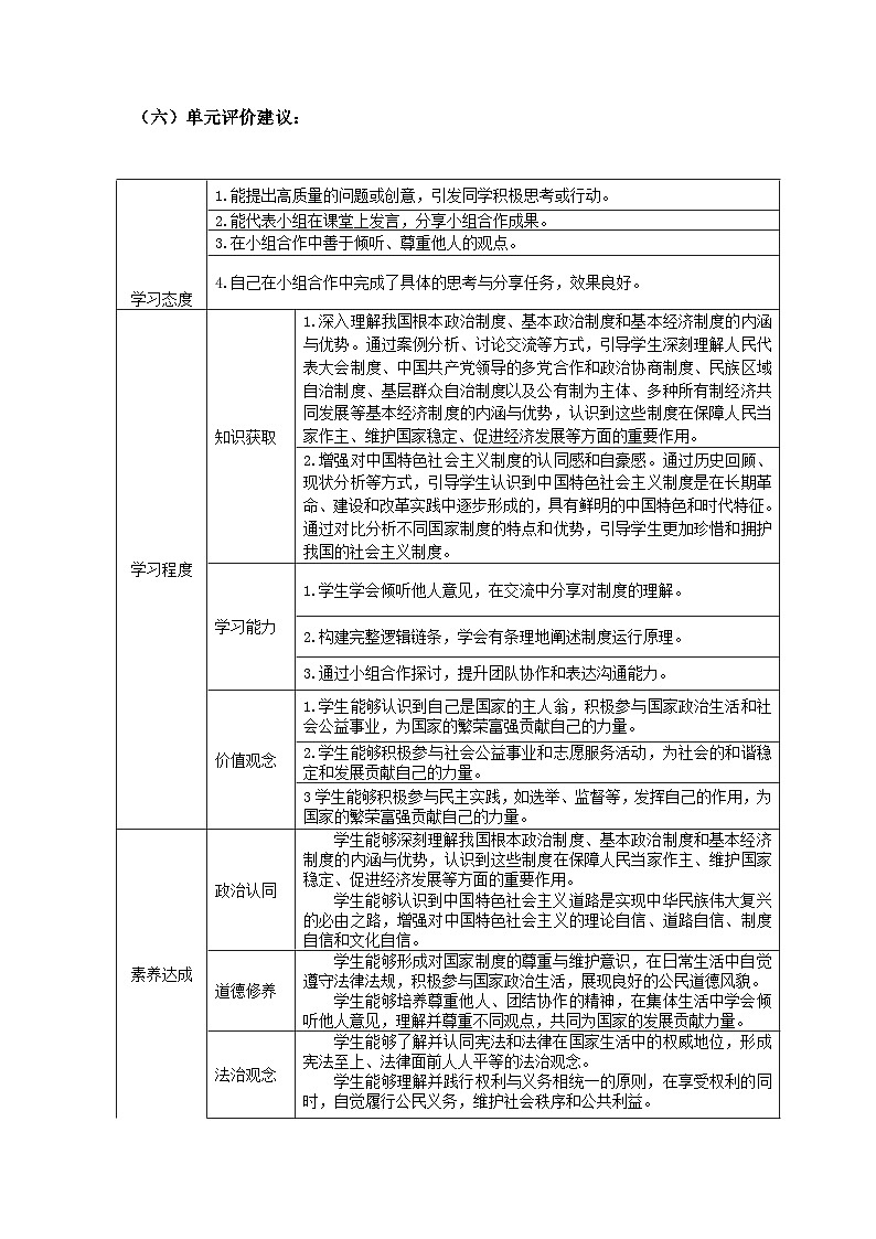 5.1 根本政治制度（教学设计）-2024-2025学年统编版道德与法治八年级下册第3页