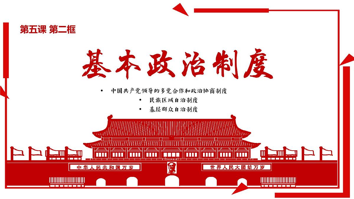 5.2基本政治制度  课件 -2024-2025学年统编版道德与法治八年级下册第3页