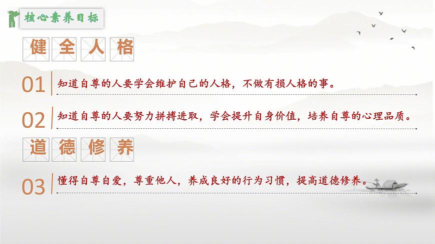 初中  政治 (道德与法治)  人教版（2024） 七年级下册（2024）3.2做自尊的人 课件第2页