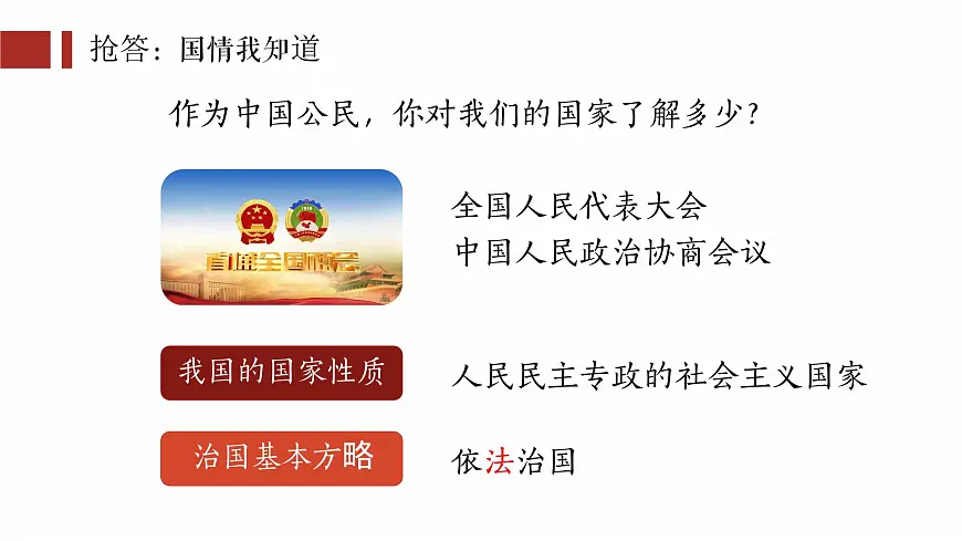 2.1坚持依宪治国 课件 2024-2025学年统编版道德与法治八年级下册第1页