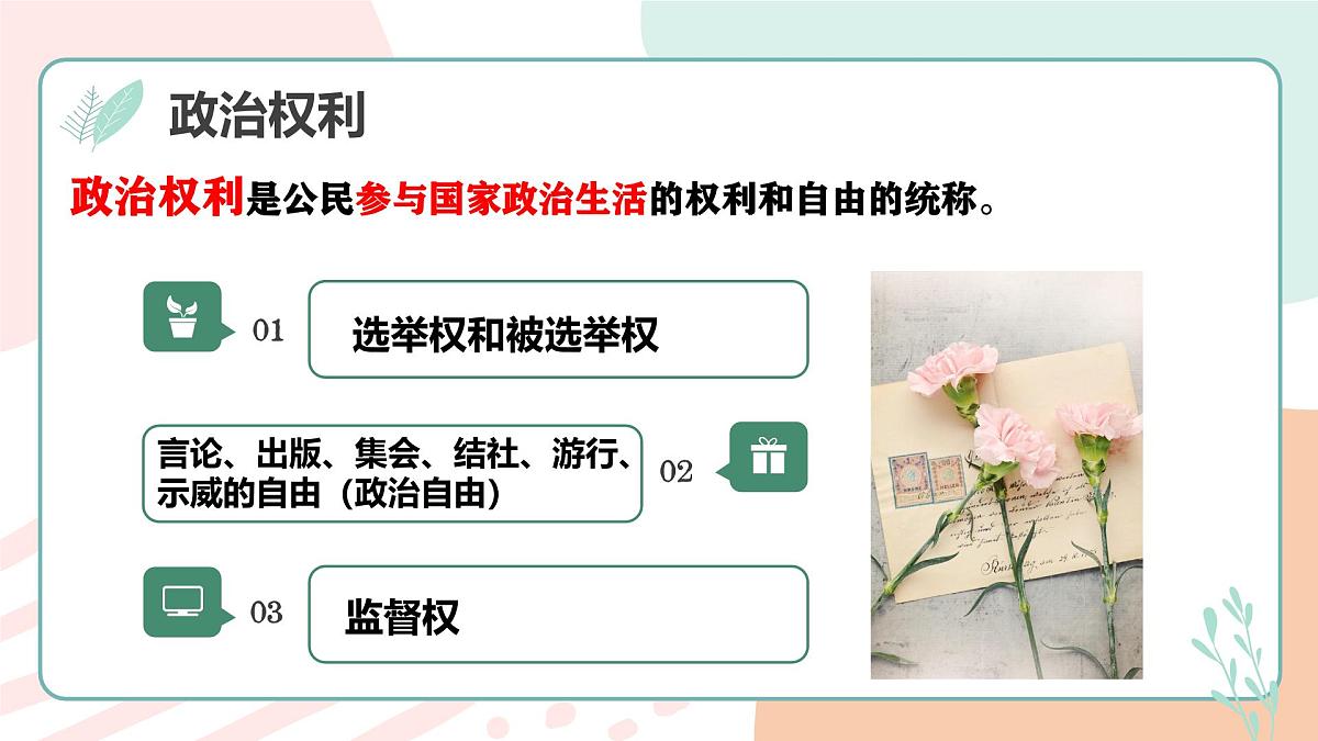 3.1公民基本权利 课 件 2024-2025学年统编版道德与法治八年级下册课件PPT第8页