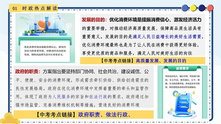 专题15 优化消费环境三年行动方案-备战2025年中考《道德与法治》二轮复习时政热点解读与押题预测课件（全国通用）第4页