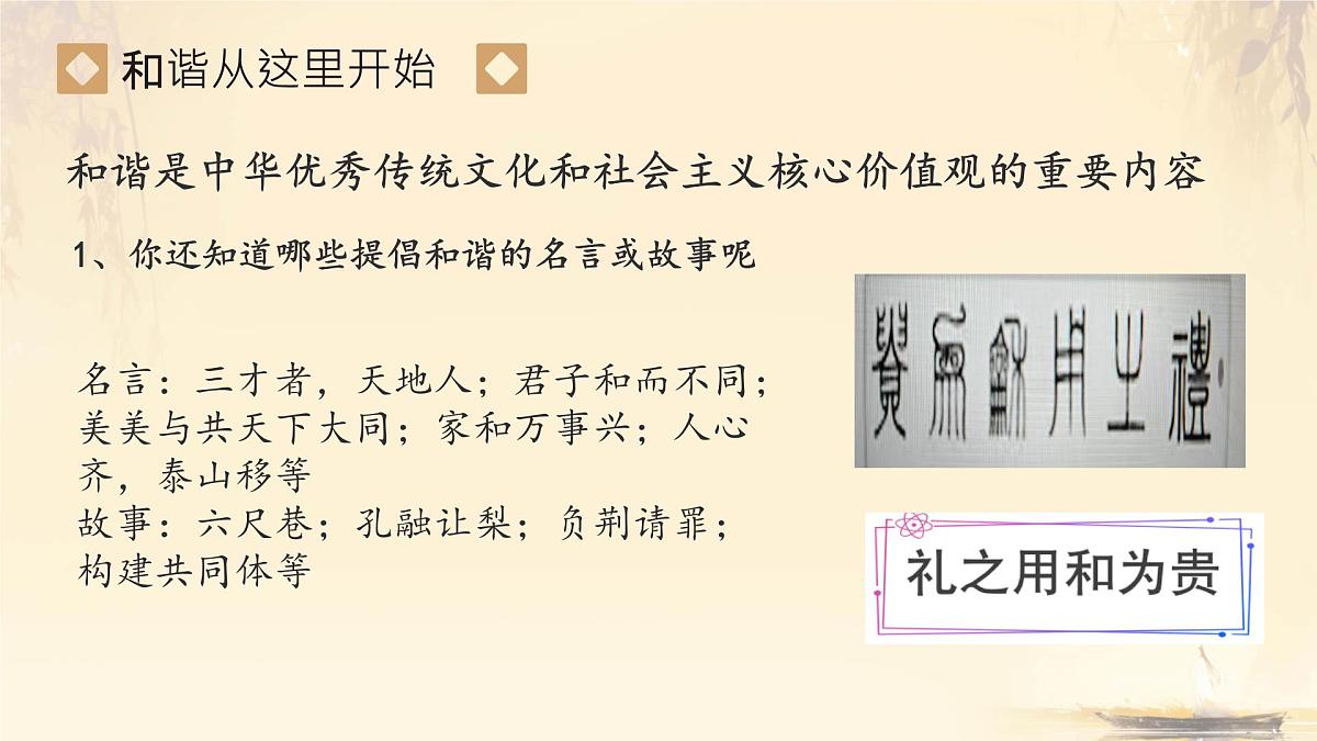 初中 政治 (道德与法治) 人教版（2024） 七年级下册3.7.2做中华人文精神的弘扬者 课件第7页