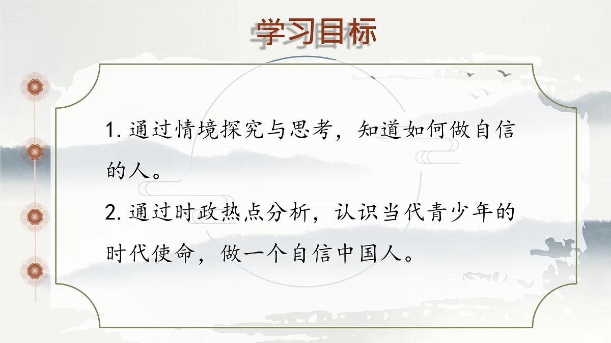 初中 政治 (道德与法治) 人教版（2024）七年级下册（2024） 第二单元4.2做自信的人 课件第2页