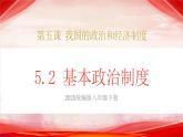 人教版八年級道德與法治下冊5.2基本政治制度（課件+視頻素材）