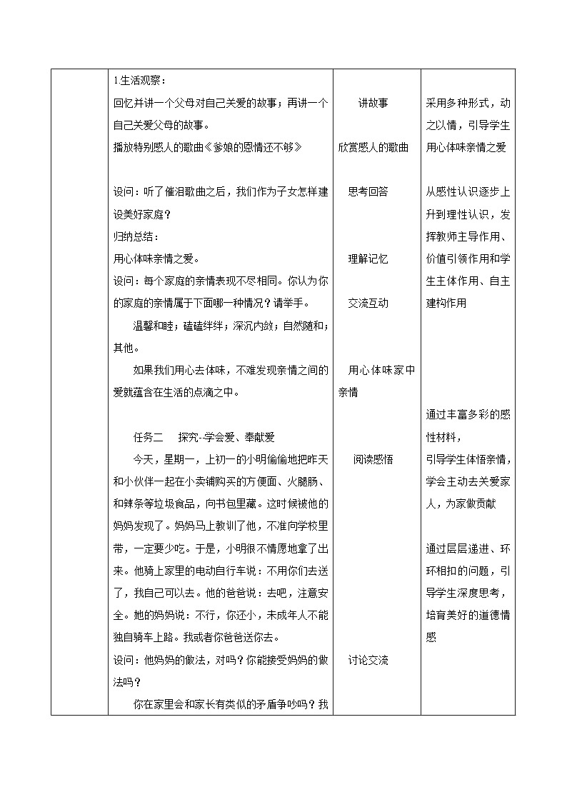 新统编版道法七上 2-4-2《让家更美好》教案第2页
