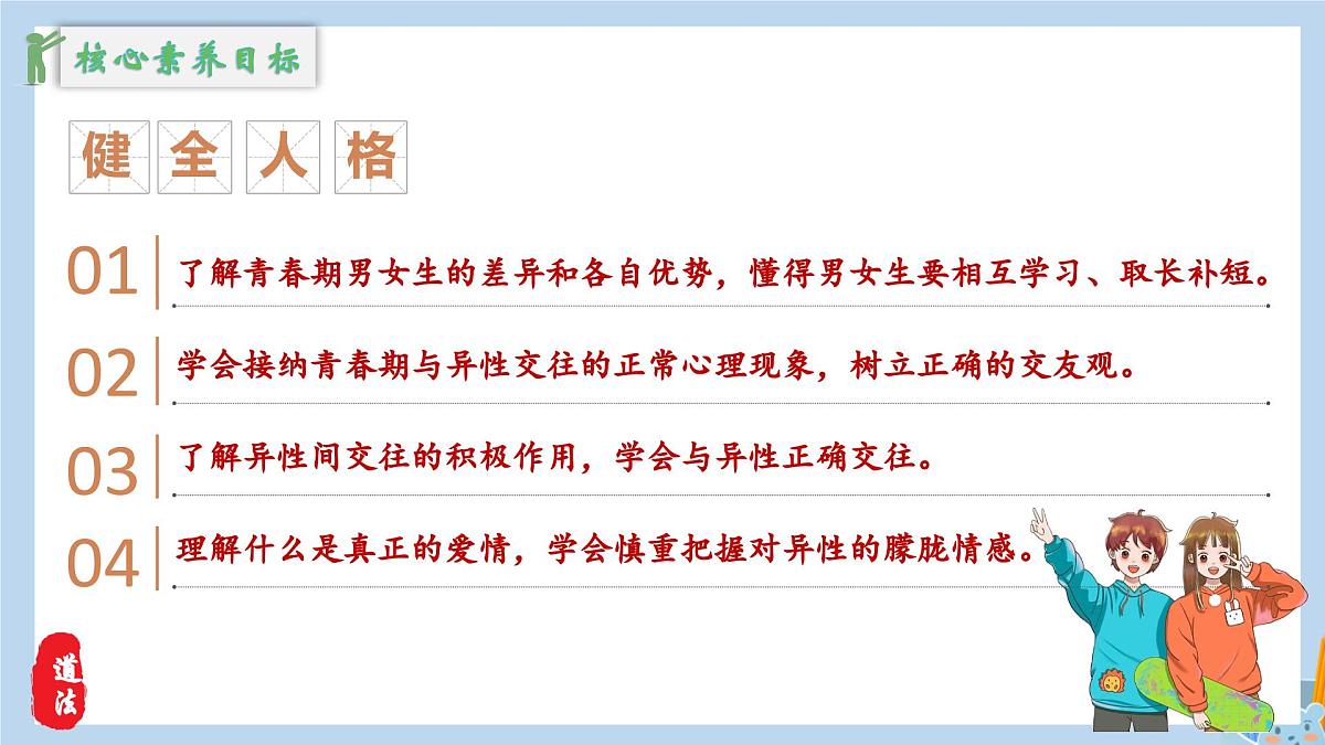 新人教版道法七下 1-1-2《男生女生》教学课件第5页