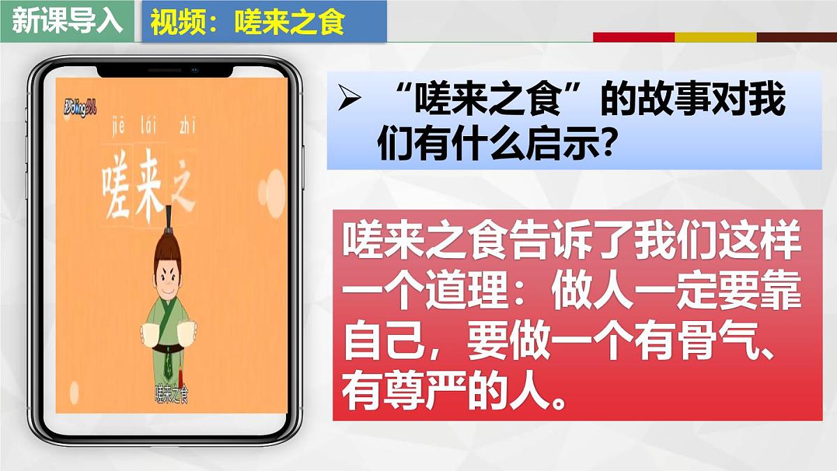 新人教版道法七下 2-3-1人须有自尊-教学课件第1页
