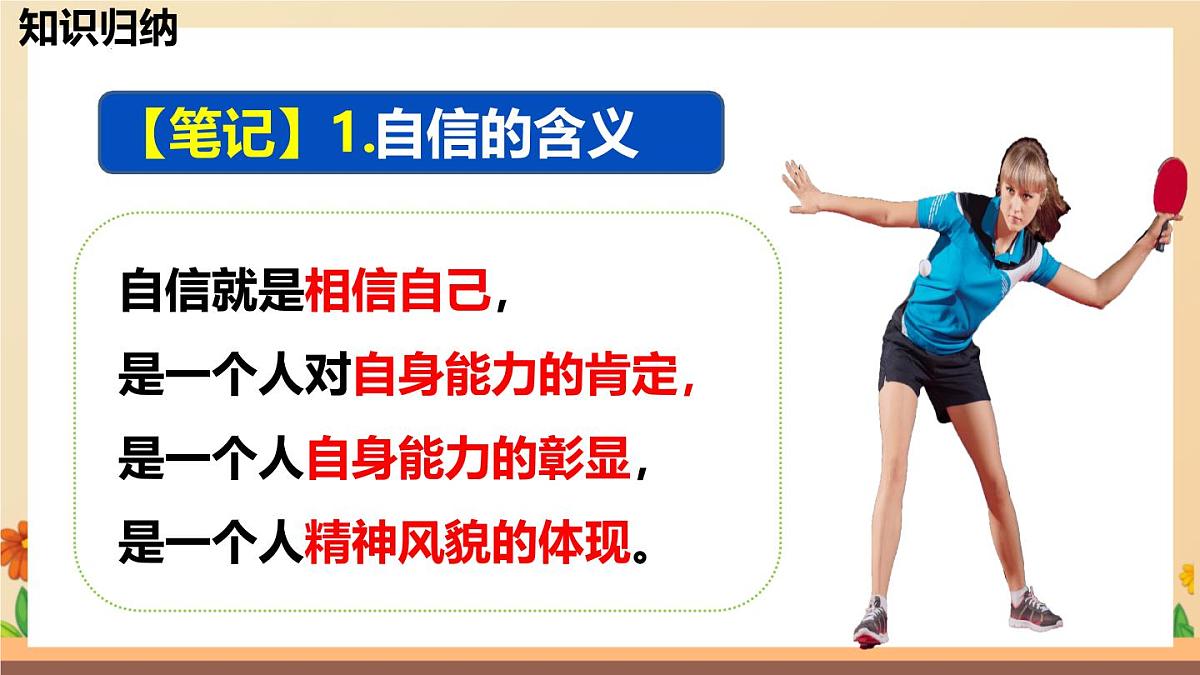 新人教版道法七下 2-4-1人要有自信-教学课件第8页
