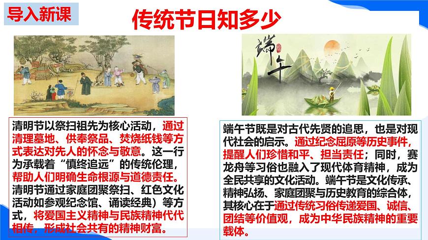 新人教版道法七下 3-7-2《做中华人文精神的弘扬者》 课件第4页