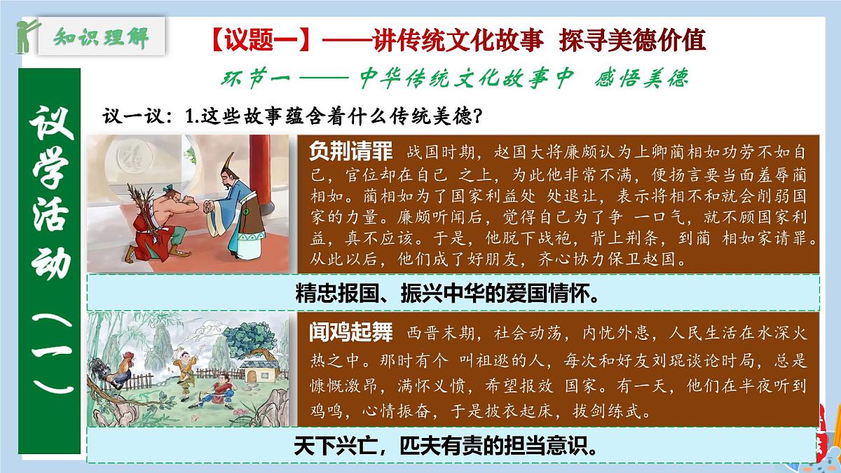 新人教版道法七下 3-8-1《薪火相传的传统美德》教学课件第8页