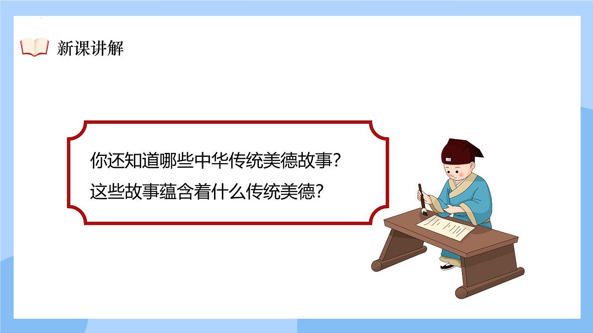 新人教版道法七下 3-8-1《薪火相传的传统美德》课件第7页