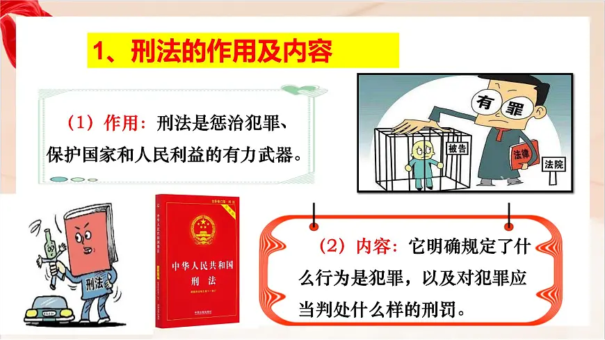 新人教版道法七下 4-11-2《犯罪与刑罚》-教学课件第6页