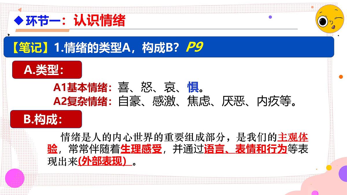 2.1 揭开情绪的面纱   课件 - 2024-2025学年统编版道德与法治七年级下册第6页