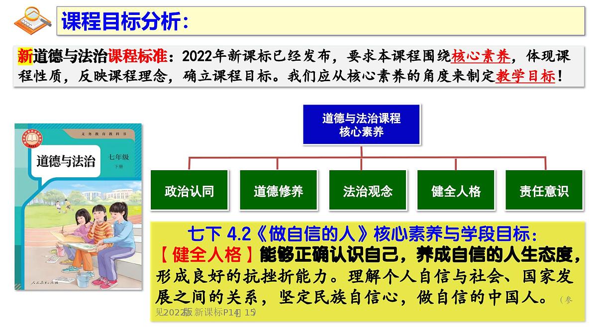 4.2 做自信的人  课件 - 2024-2025学年统编版道德与法治七年级下册第3页