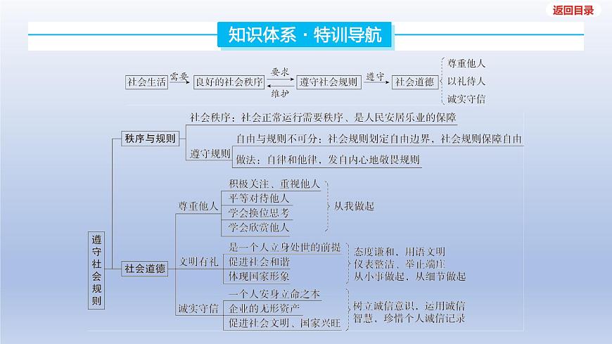 2025年中考道德与法治一轮复习课件：八年级上册-第二单元 遵守社会规则-第三、四课 社会生活离不开规则 社会生活讲道德第3页