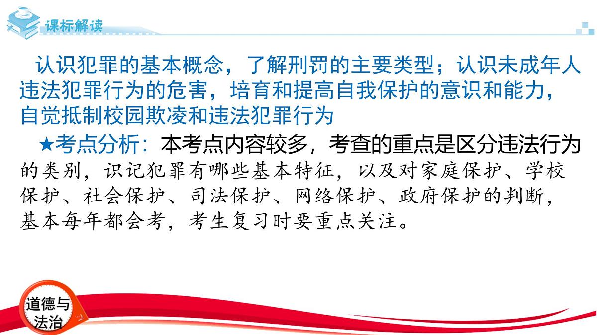 2025年中考道德与法治一轮复习：专题8 特殊保护 自我防范 课件第2页
