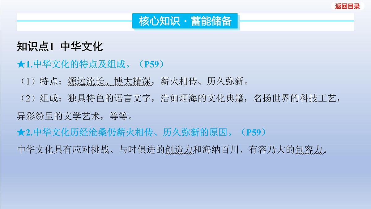 2025年中考道德与法治一轮复习课件：九年级上册-第三单元 文明与家园-第五课 守望精神家园第5页