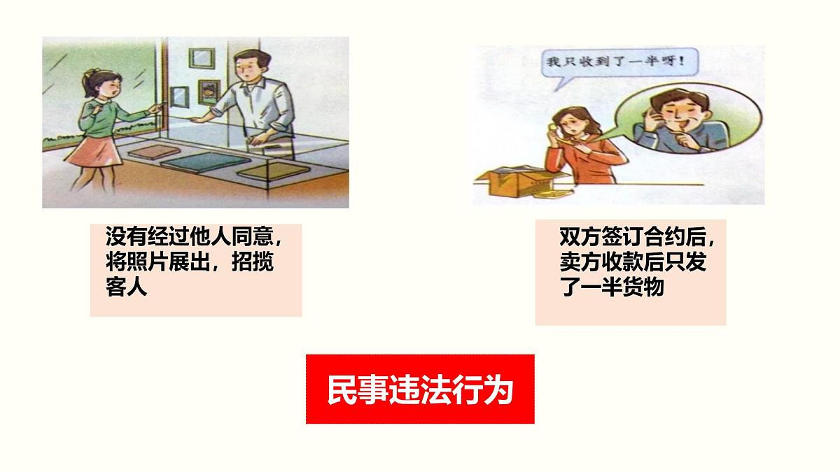 初中政治 (道德与法治)人教版（2024）七年级下册4.11.1法不可违 课件第8页