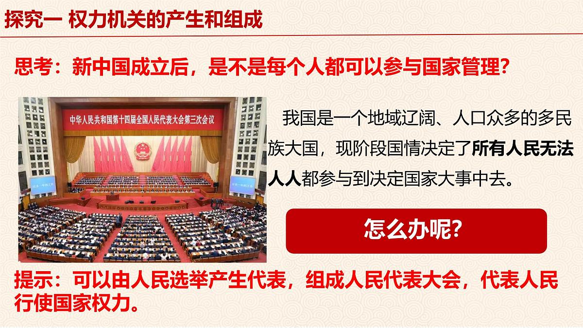 初中政治 (道德与法治)人教版（2024）八年级下册 3.6.1国家权力机关  课件第7页
