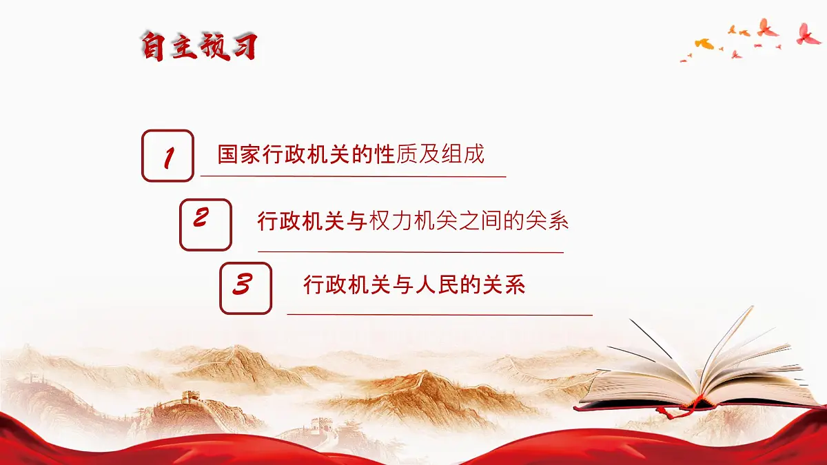 初中政治 (道德与法治)人教版（2024）八年级下册3.6.3国家行政机关 课件第2页