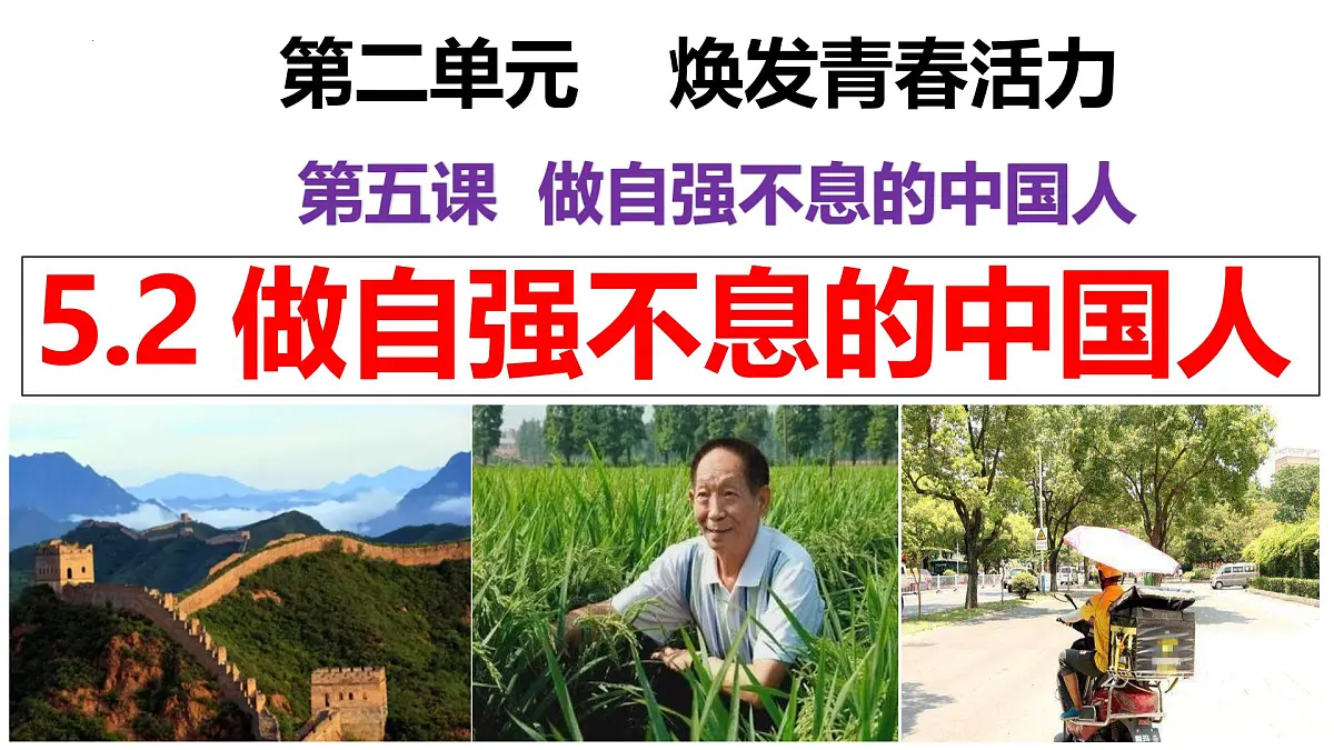 5.2 做自强不息的中国人 (课件)-2024-2025学年统编版道德与法治七年级下册第3页