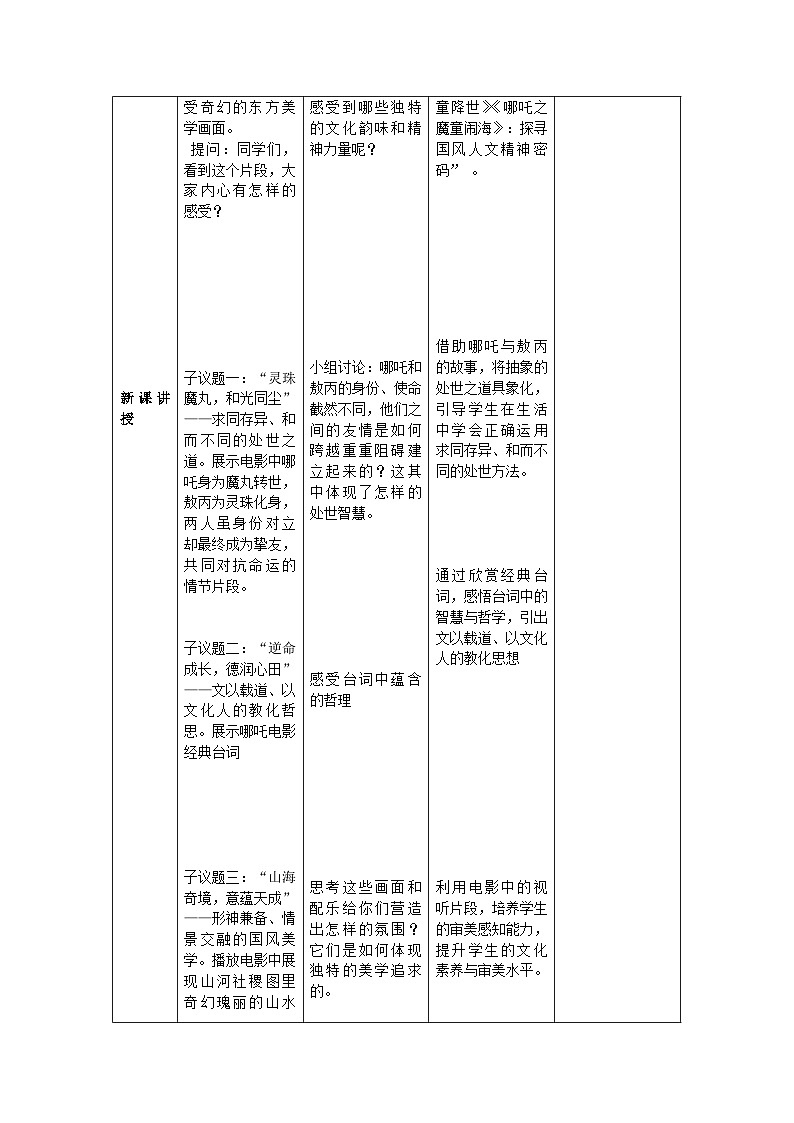 部编人教版初中道德与法治  七年级下册7.1 影响深远的人文精神  教学设计第2页