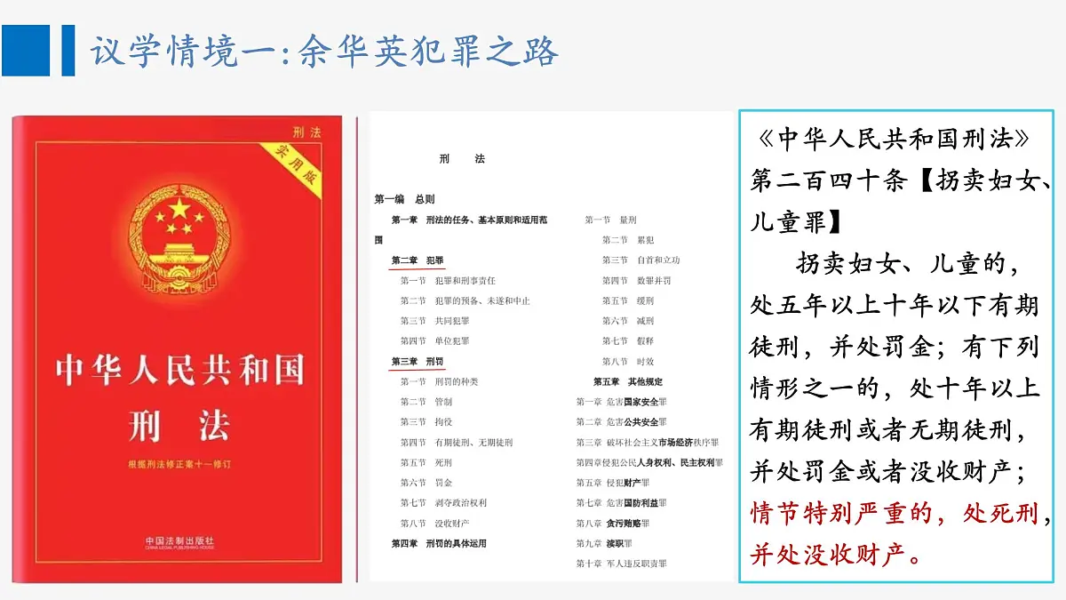 部编人教版初中道德与法治七年级下册11.2犯罪与刑罚 课件第8页