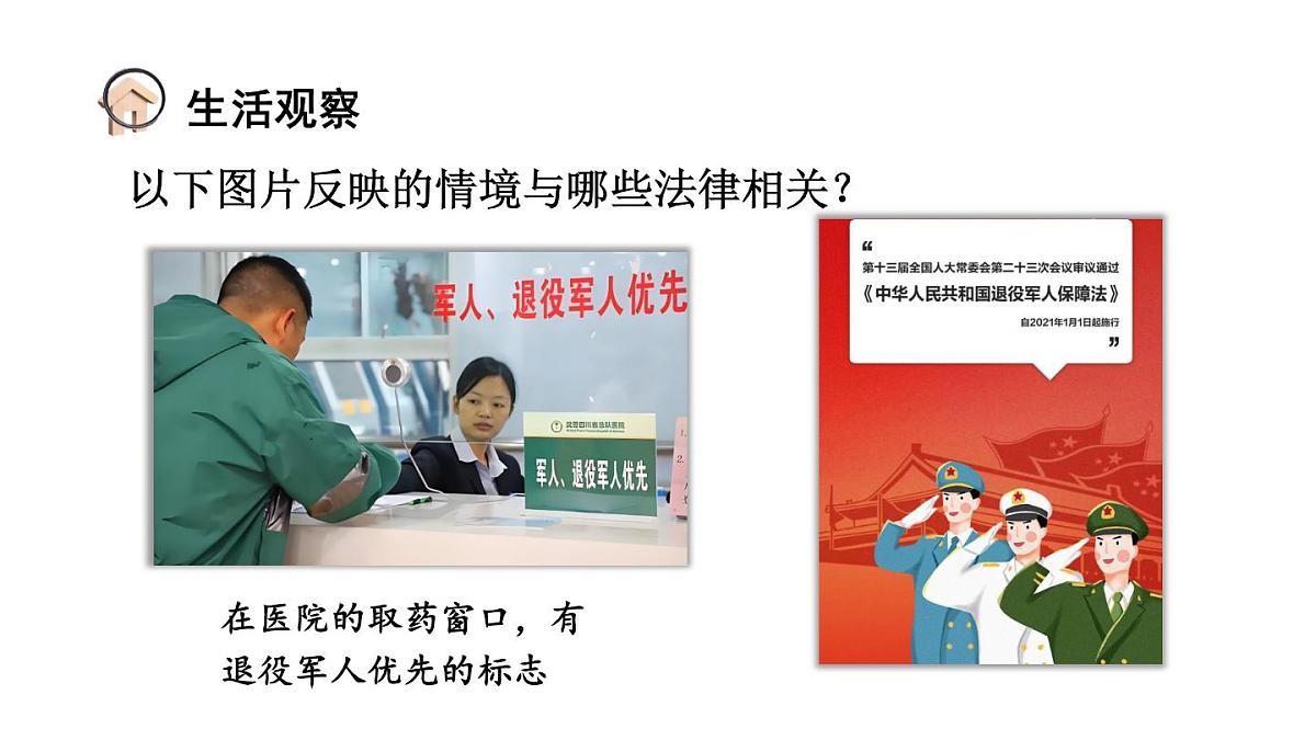 初中道德与法治新人教版七年级下册4.9.2 法律保障生活教学课件2025春第3页