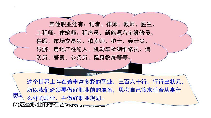 6.2 《多彩的职业》课件 部编版道德与法治九年级下册第1页