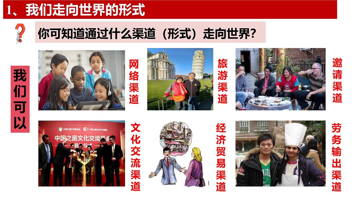 统编版道德与法治九年级下册5.1走向世界大舞台课件第7页