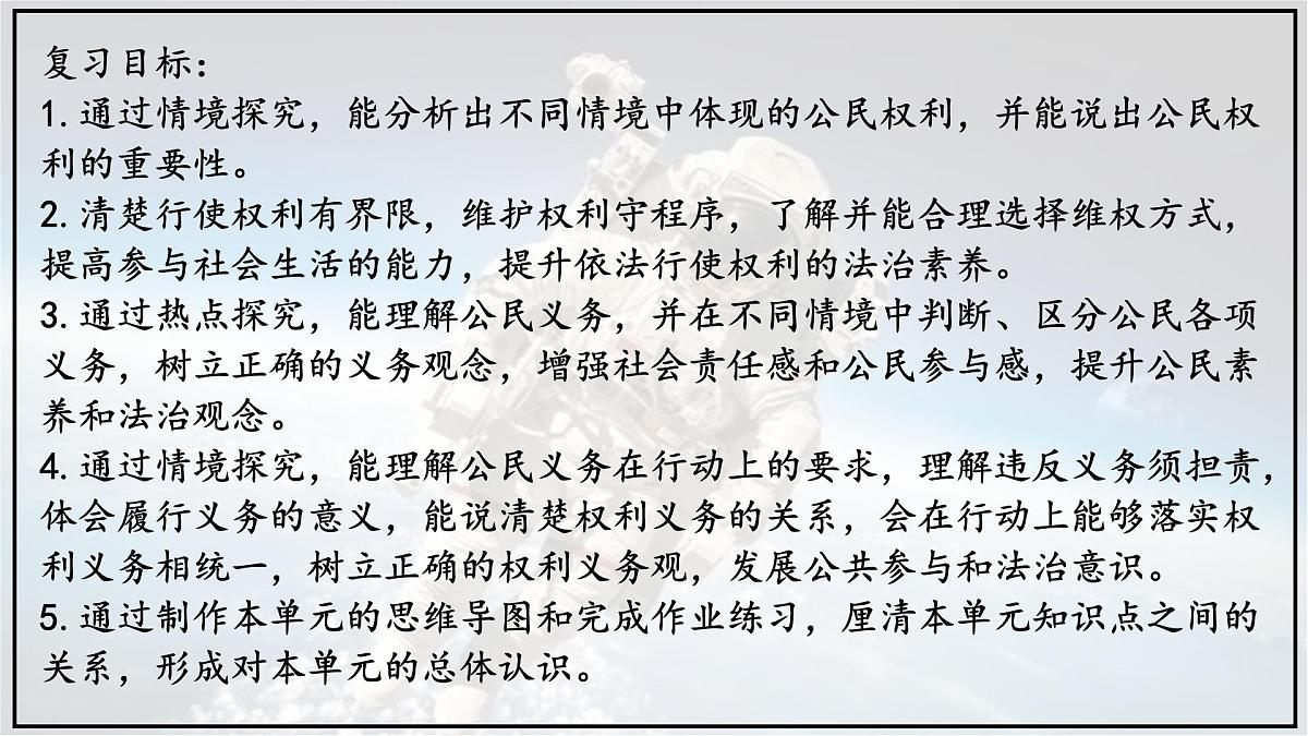 《理解权利义务》课件 2025届道德与法治中考一轮复习第2页