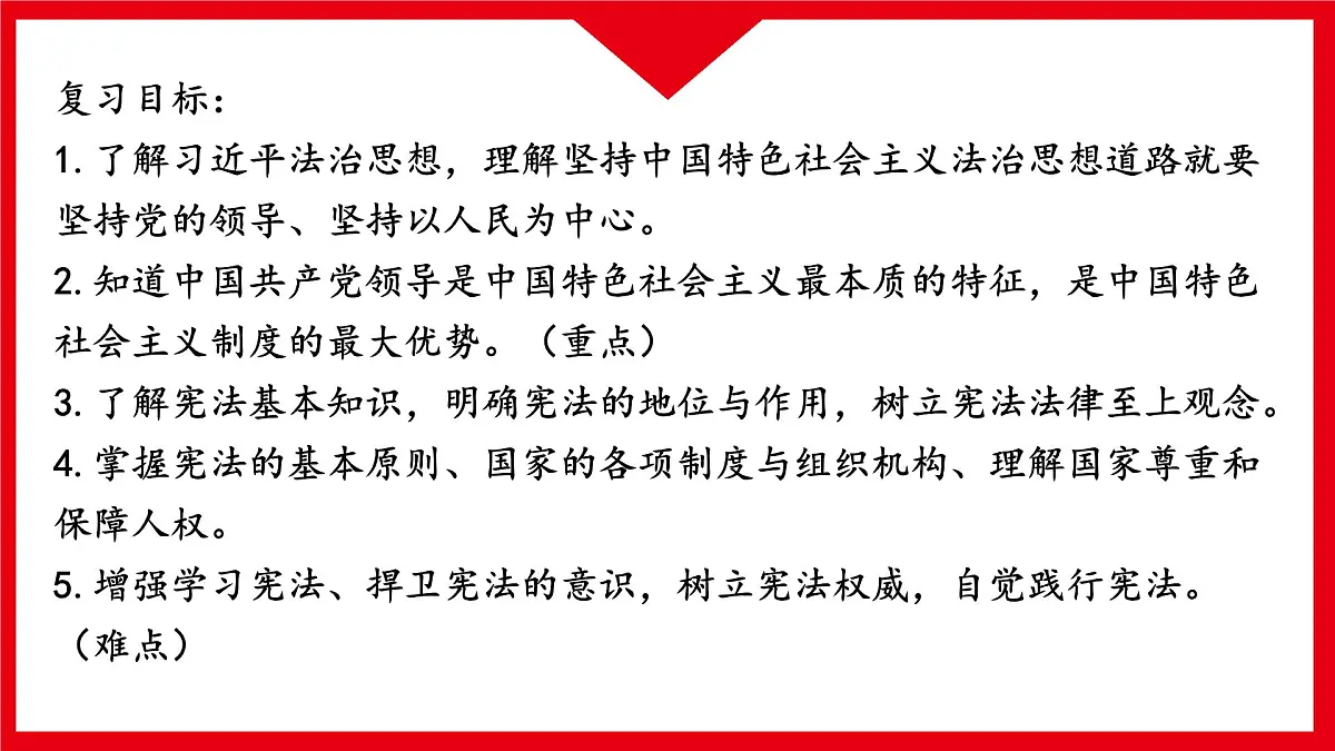 《坚持宪法至上》课件 2025届道德与法治中考一轮复习第2页