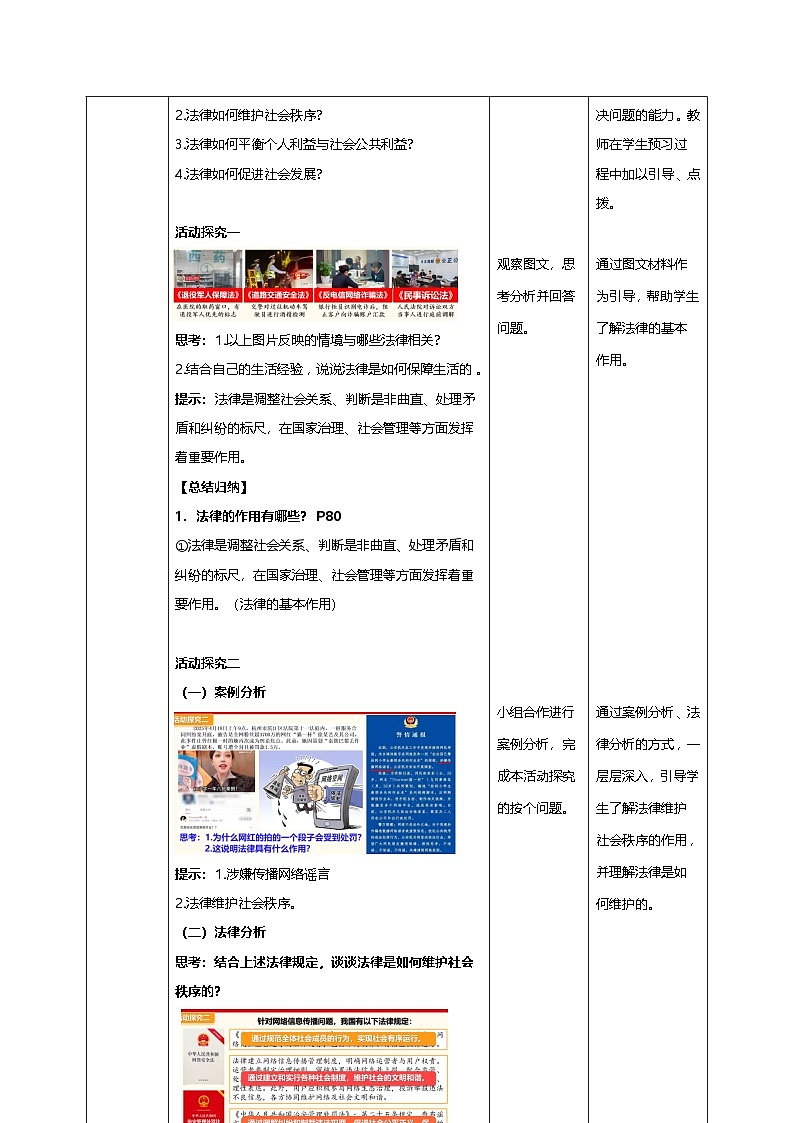 9.2法律保障生活（教学设计）第2页