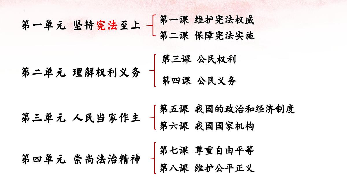 部编版道德与法治八年级下册 期末复习课件第3页