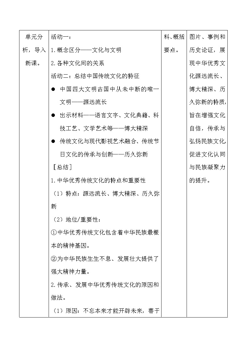 统编版（2024）七年级下册道德与法治第六课《传承核心思想理念》教案（2课时）第3页