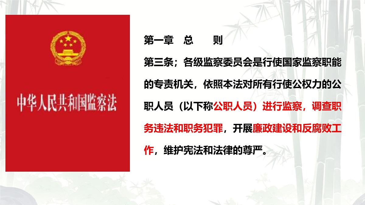 初中政治 (道德与法治)人教版（2024）八年级下册3.6.4国家监察机关  课件第8页
