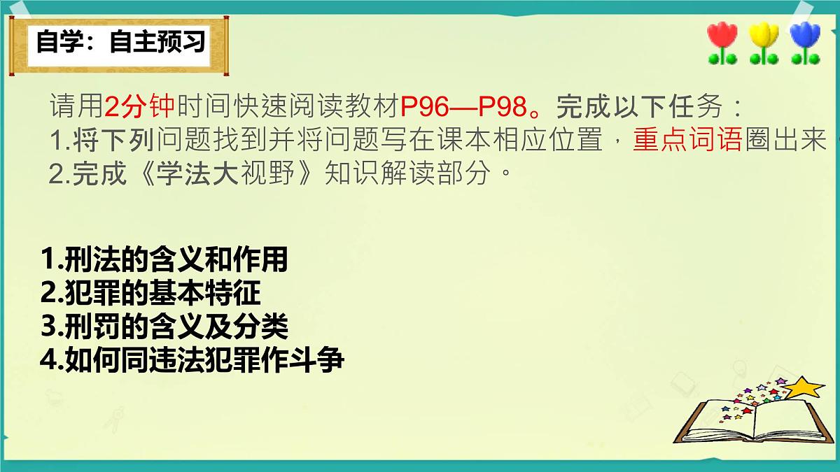 初中政治 (道德与法治) 人教版（2024）七年级下册4.11.2犯罪与刑罚 课件第4页